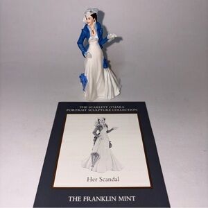 Franklin Mint Gone With The Wind Scarlett O’Hara  Scandalous Rumors Her Scandal